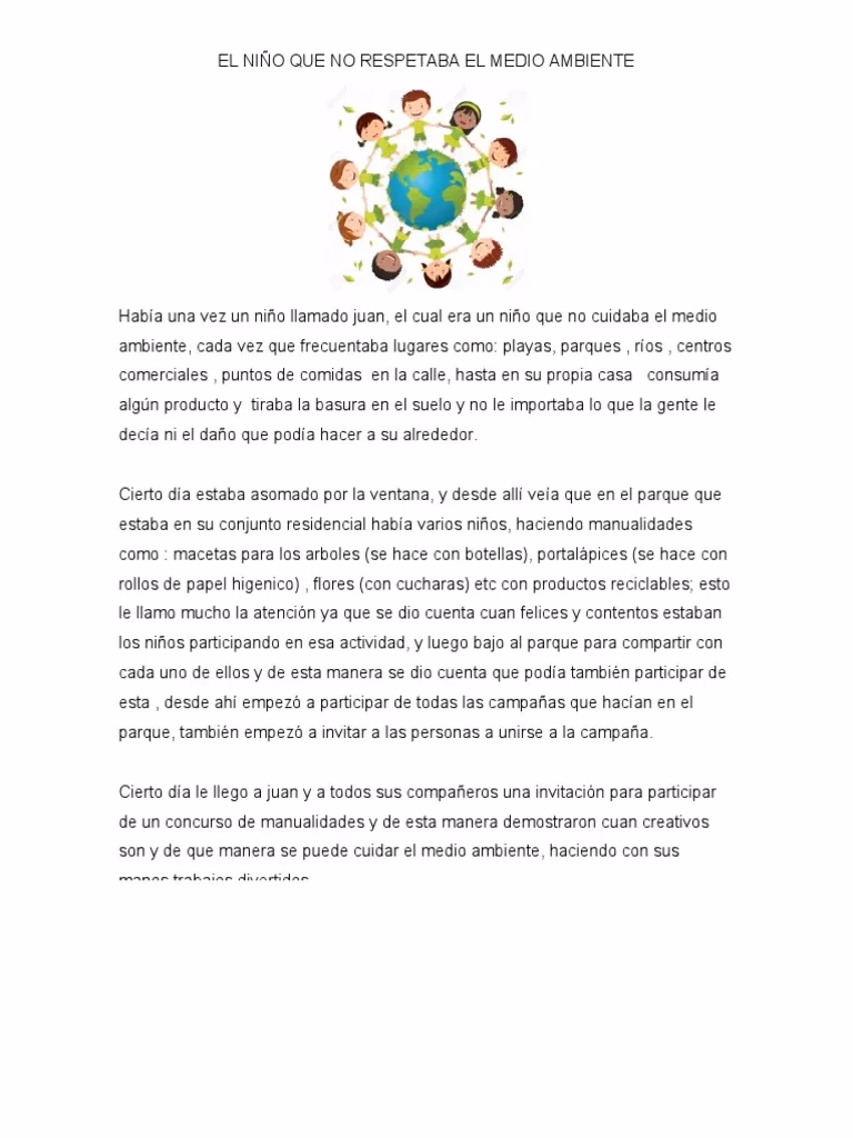 ¿Cómo cuidar el medio ambiente para preescolar y primaria?