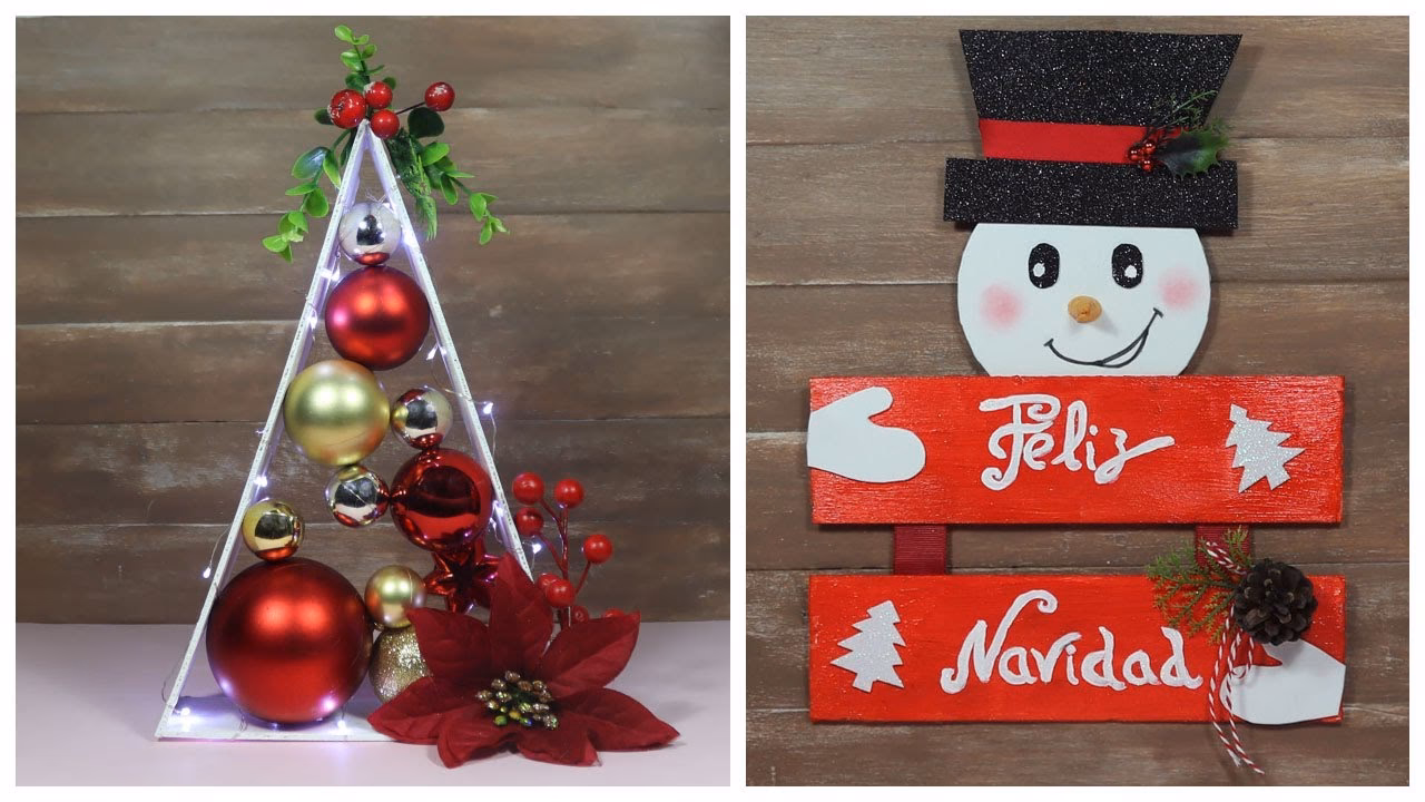 ¿Cómo decorar un árbol de Navidad de madera en mal estado?