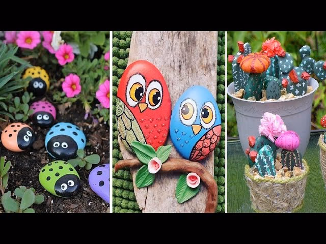 ¿Cómo decorar las manualidades con piedras decorativas?