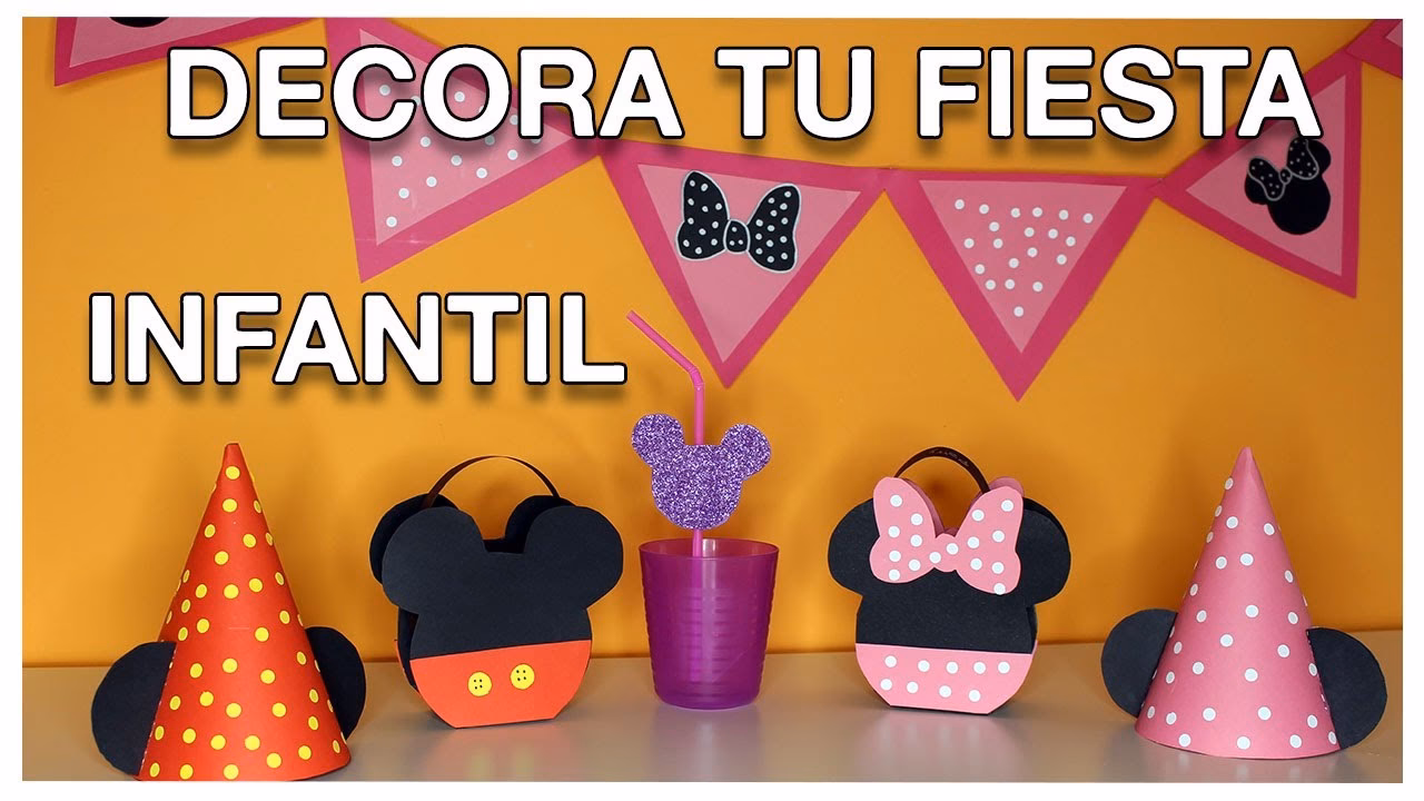 ¿Cómo hacer recuerdos para cumpleaños de Mickey y Minnie?