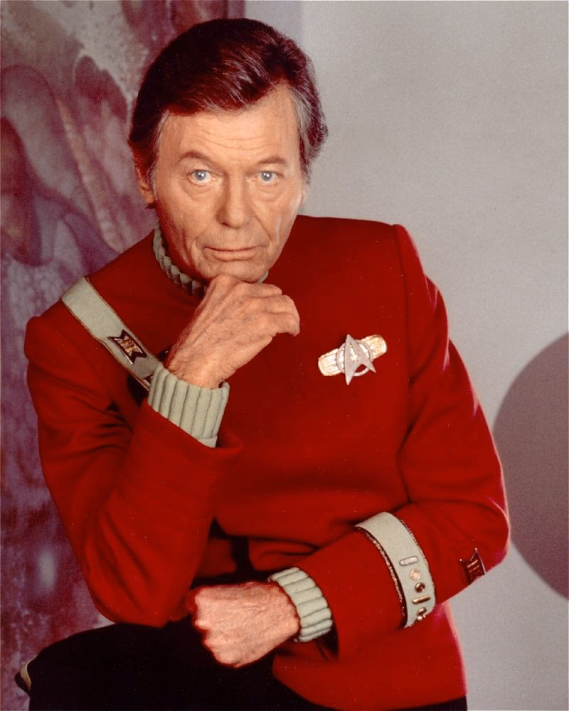 Did DeForest Kelley play Leonard McCoy?