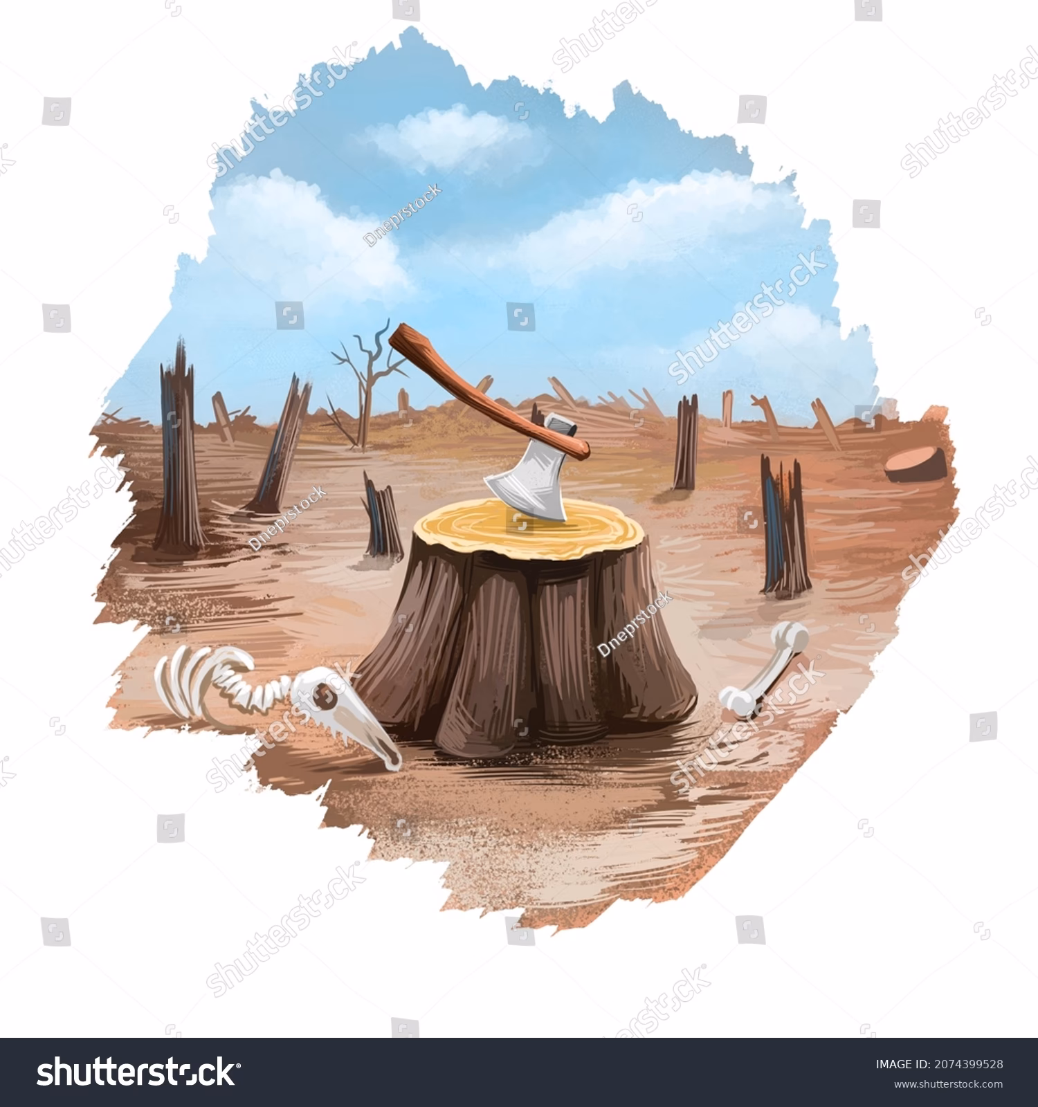 What is deforestation and the land?