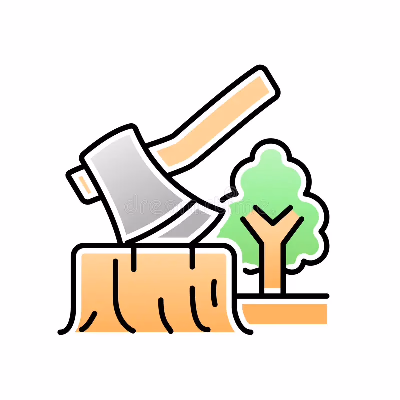 How many deforestation logo illustrations & vectors are available?