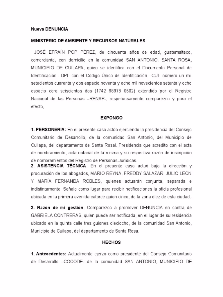 ¿Cómo hacer una denuncia en Guatemala?