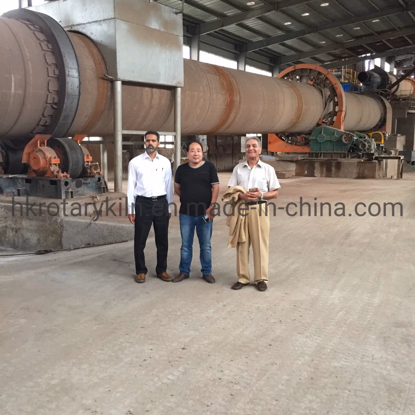 What kind of processes can a rotary kiln perform?