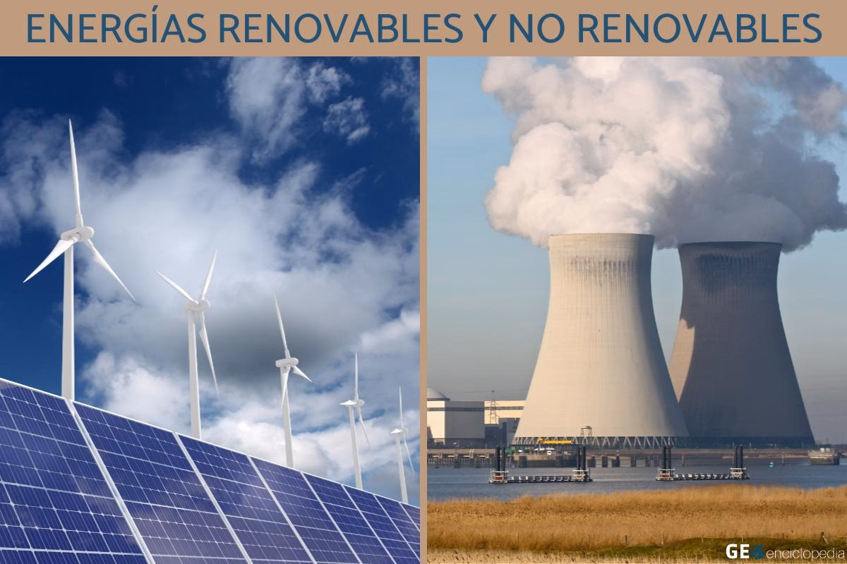¿Cuáles son los diferentes tipos de energías no renovables?