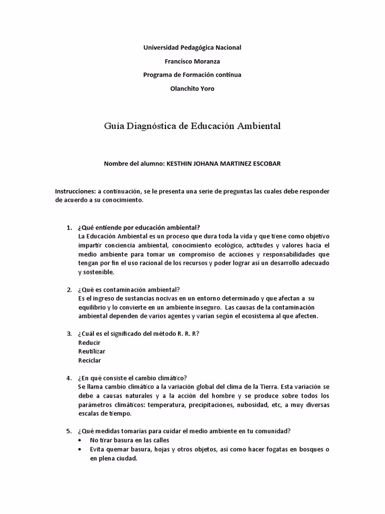 ¿Cuál es el alcance de la diagnosis ambiental?