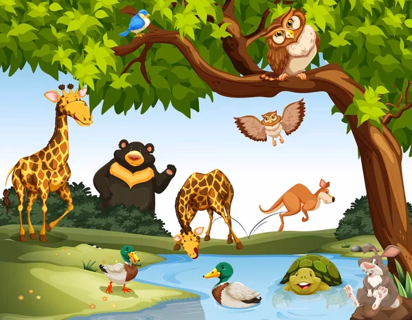 ¿Cómo se pueden pintar los dibujos de animales?