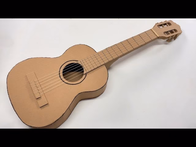 ¿Cómo hacer una guitarra con materiales reciclados?