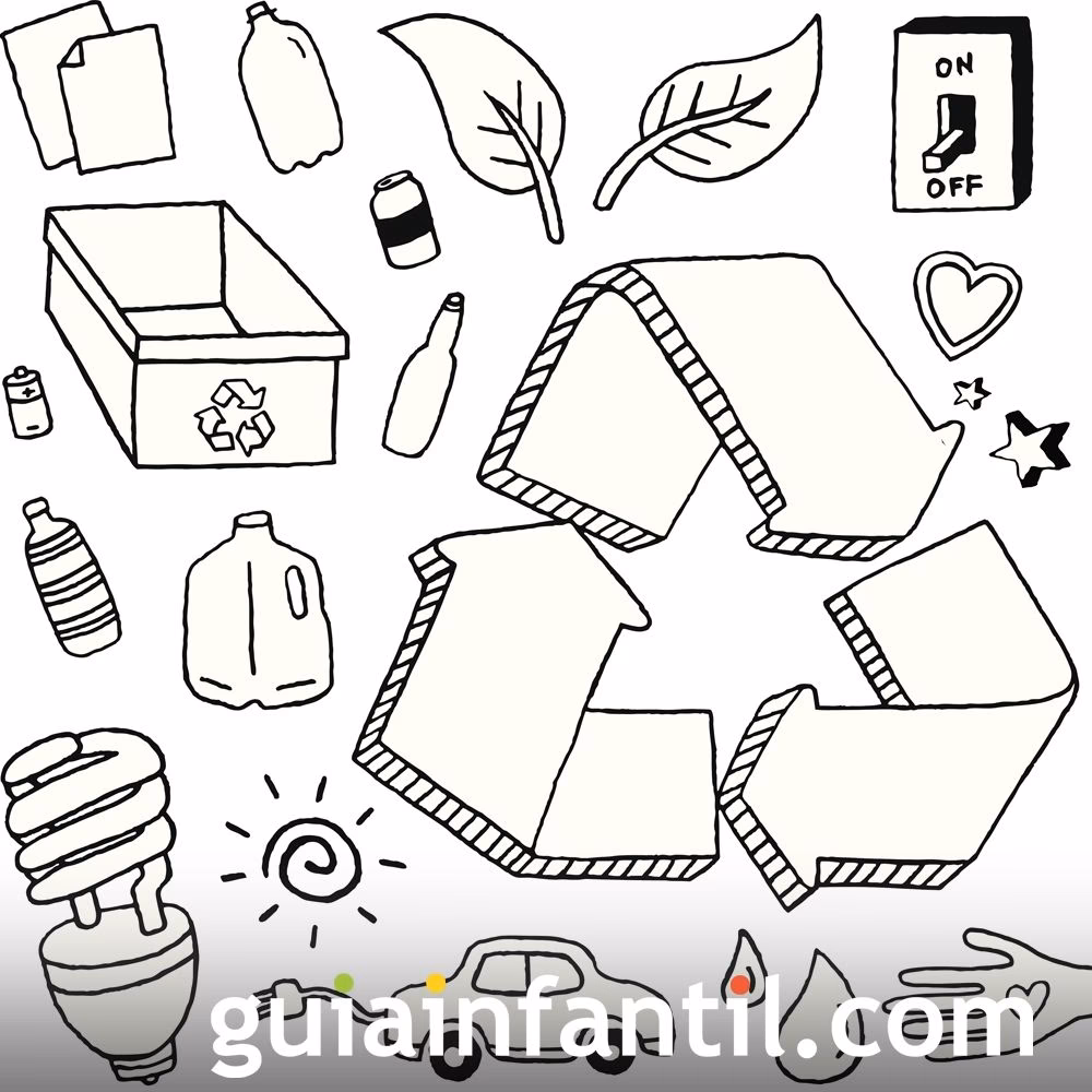 ¿Cómo pueden los niños aprender sobre el reciclaje?