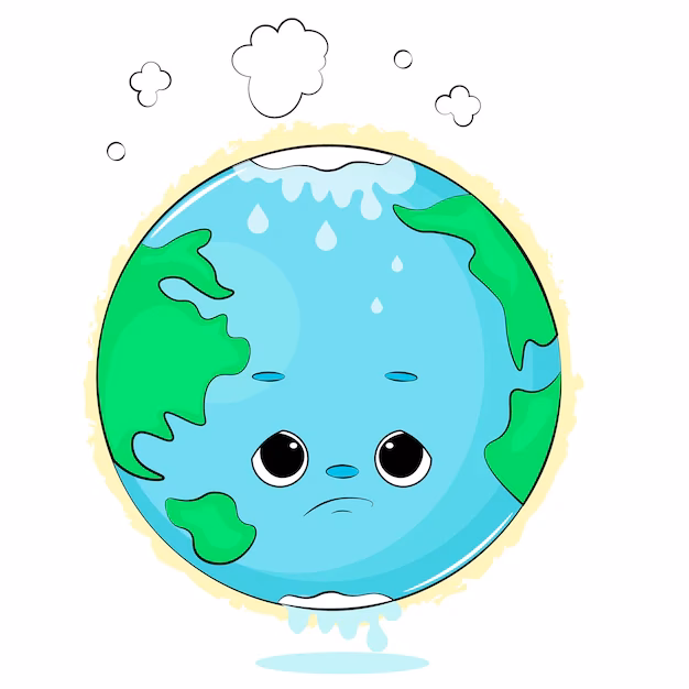 ¿Cuál es el propósito de la historieta sobre el calentamiento global?