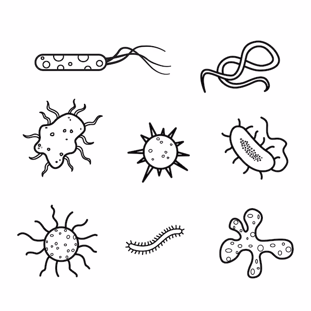 ¿Qué son los dibujos animados de bacterias intestinales?