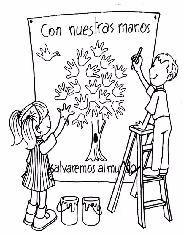 ¿Cuáles son los dibujos para colorear con motivo del Día Mundial del Medio Ambiente?