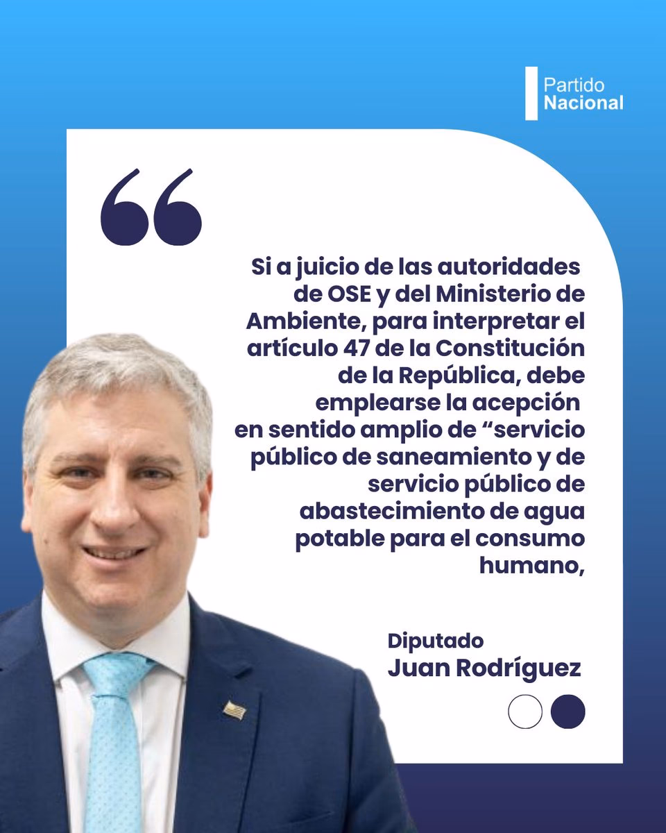 ¿Quién es el director del organismo de agua municipal?