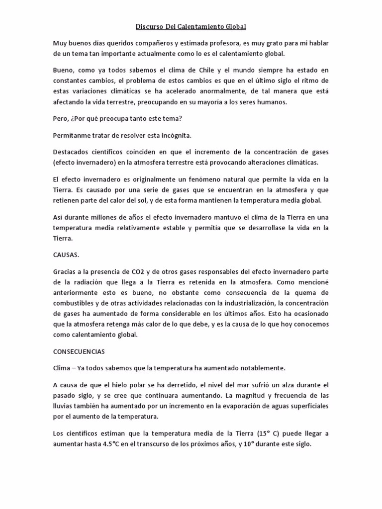 ¿Cómo influye el discurso en el medio ambiente?