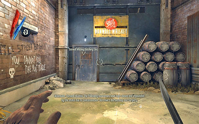 Can bottle street gang attack Corvo Attano?