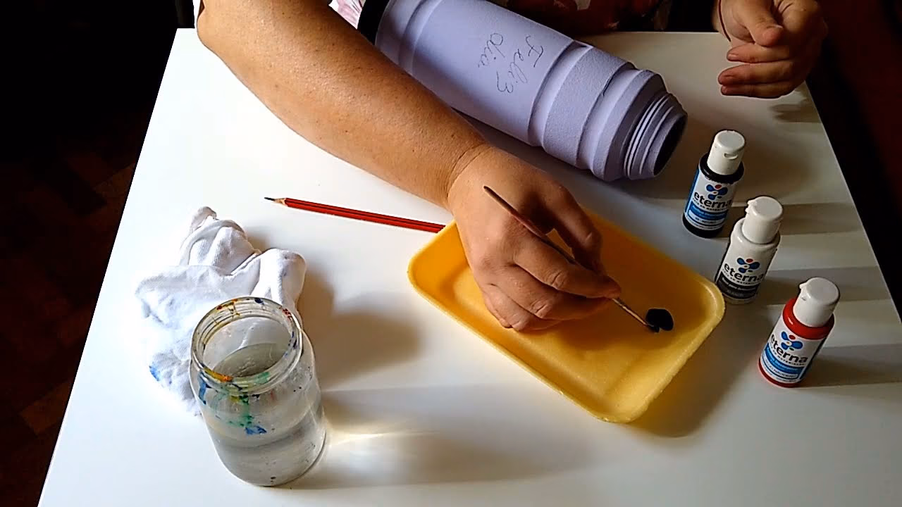 ¿Qué materiales necesitas para hacer un vaso térmico?
