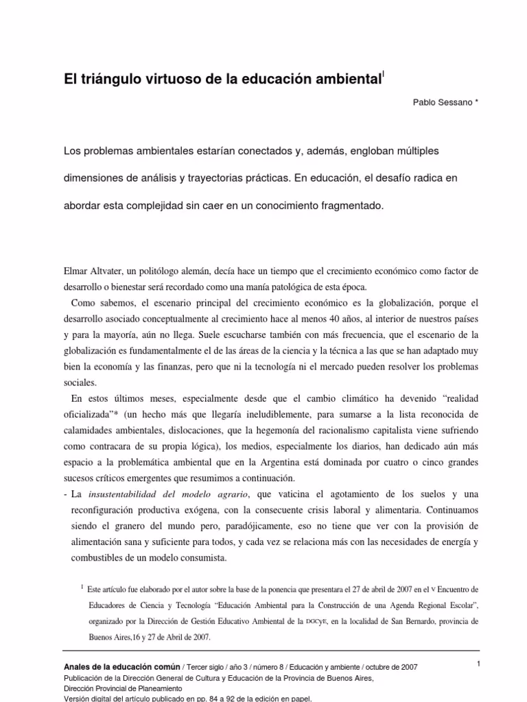 ¿Por qué participar en la educación ambiental integral?