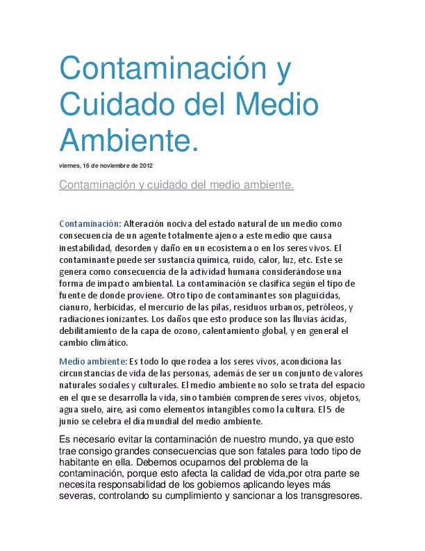 ¿Qué es el informe Perspectivas del Medio Ambiente Mundial?