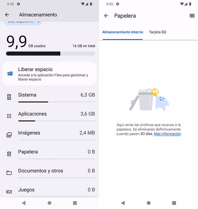 ¿Cómo eliminar o restaurar información de la Papelera de reciclaje?