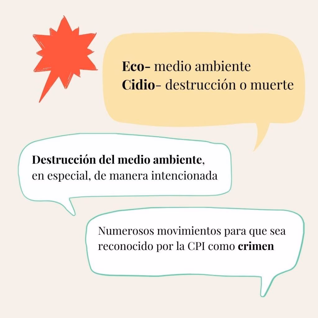 ¿Qué es el ecocidio?