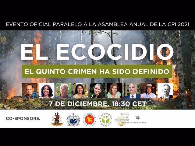 ¿Qué se considera como ecocidio?