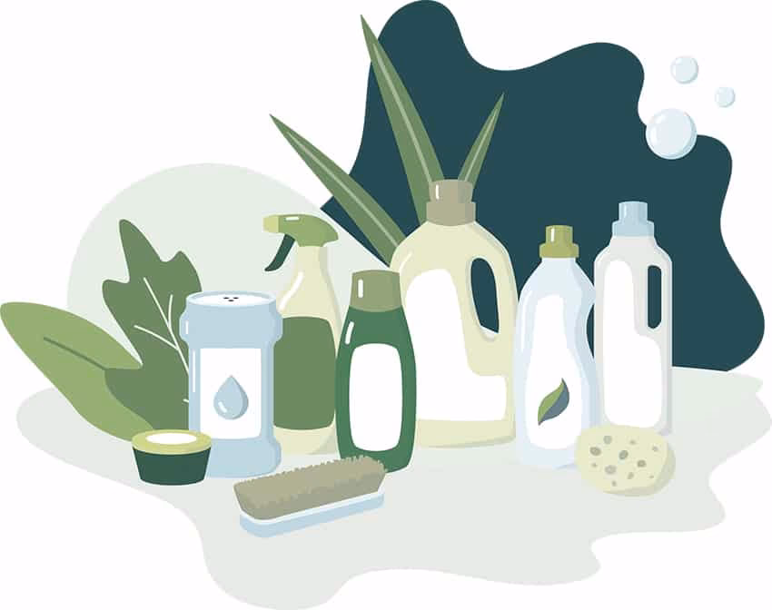 ¿Cómo reducir el impacto de los productos de limpieza?