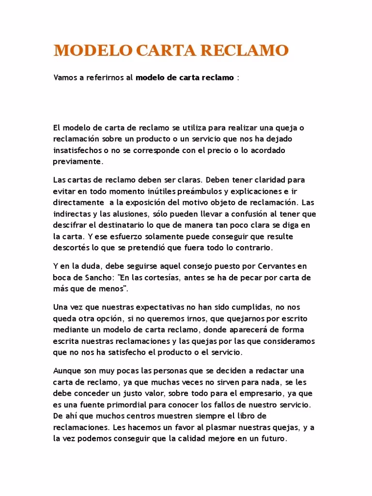 ¿Cómo redactar una carta de reclamo?