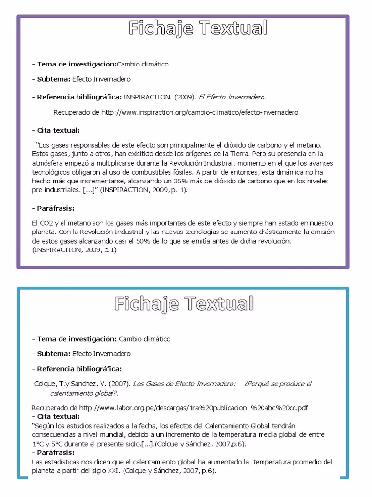 ¿Cuáles son los documentos fuentes del calentamiento global?