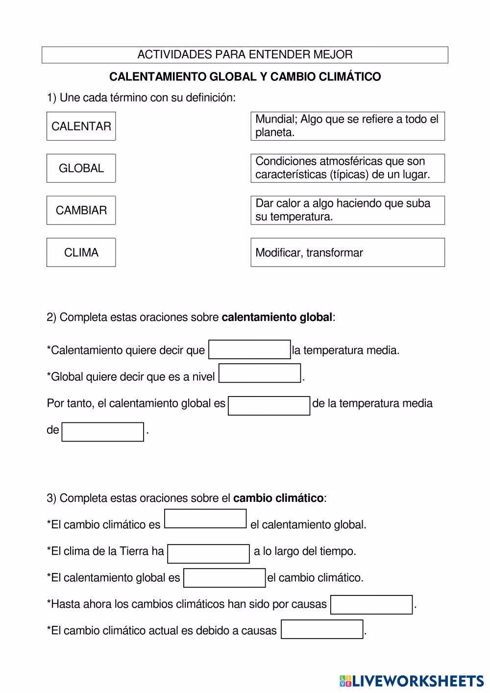 ¿Cómo enseñar sobre el cambio climático?