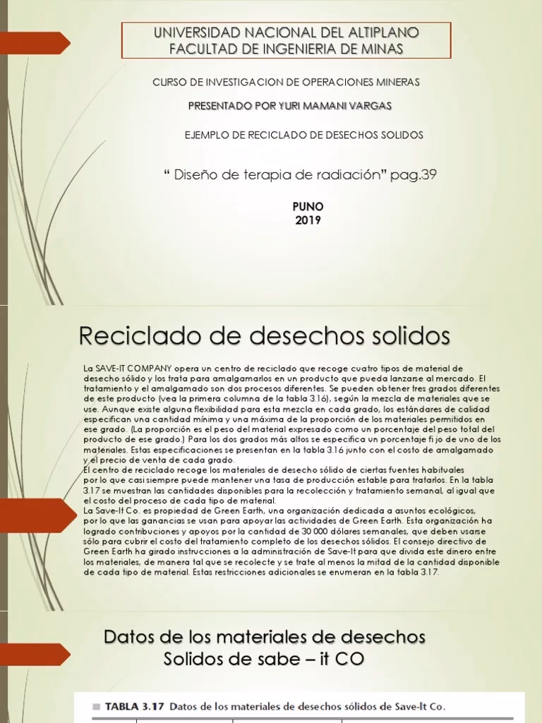 ¿Cómo reciclar residuos mezclados?