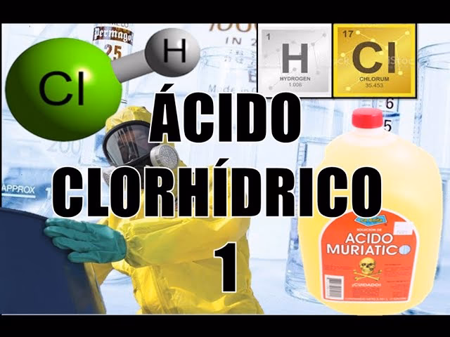 ¿Qué hacer si el ácido clorhídrico entra en contacto con la piel?