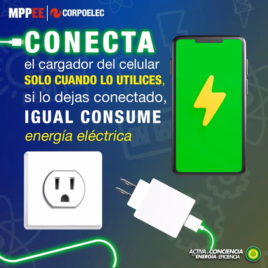 ¿Cuánto gasta un cargador de móvil enchufado?