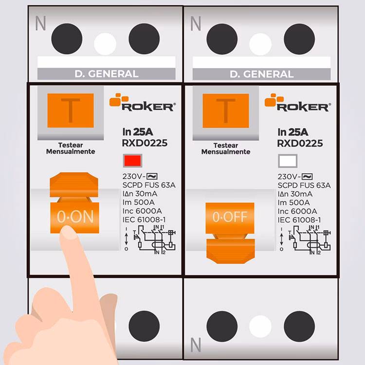 ¿Cuáles son los diferentes tipos de disyuntores?