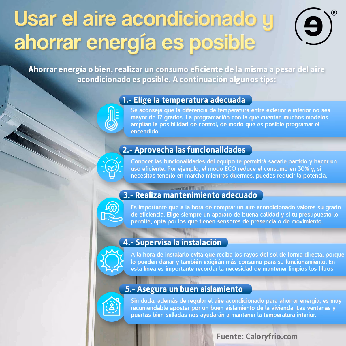 ¿Cuáles son las consecuencias del uso de aire acondicionado?