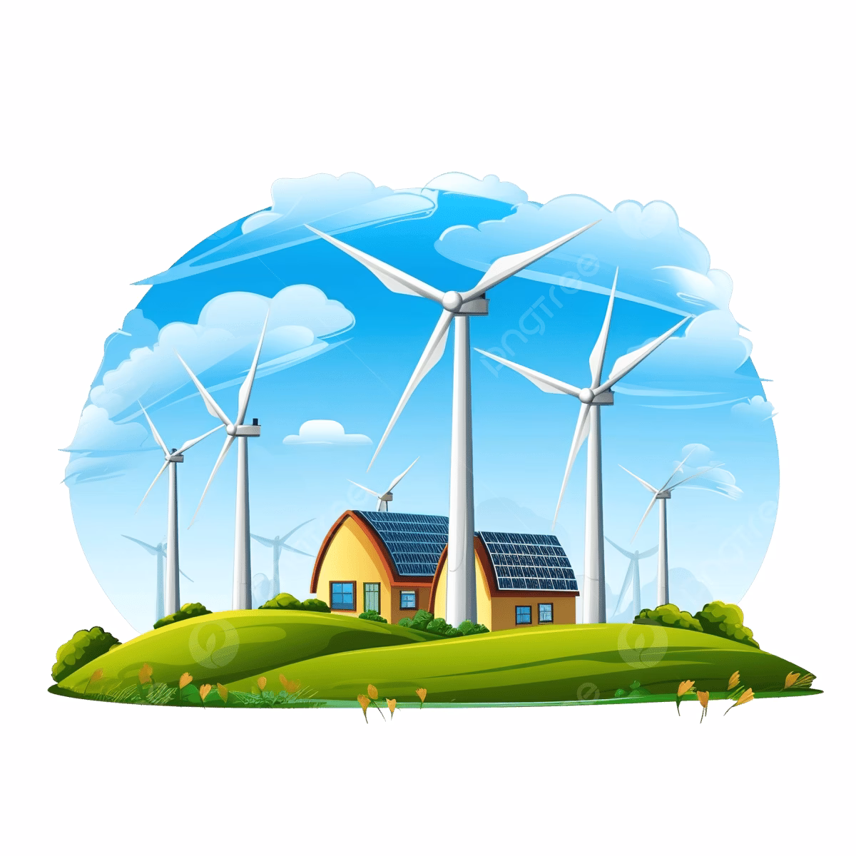 ¿Cuántos elementos de energía eólica hay en shutterstock.com?