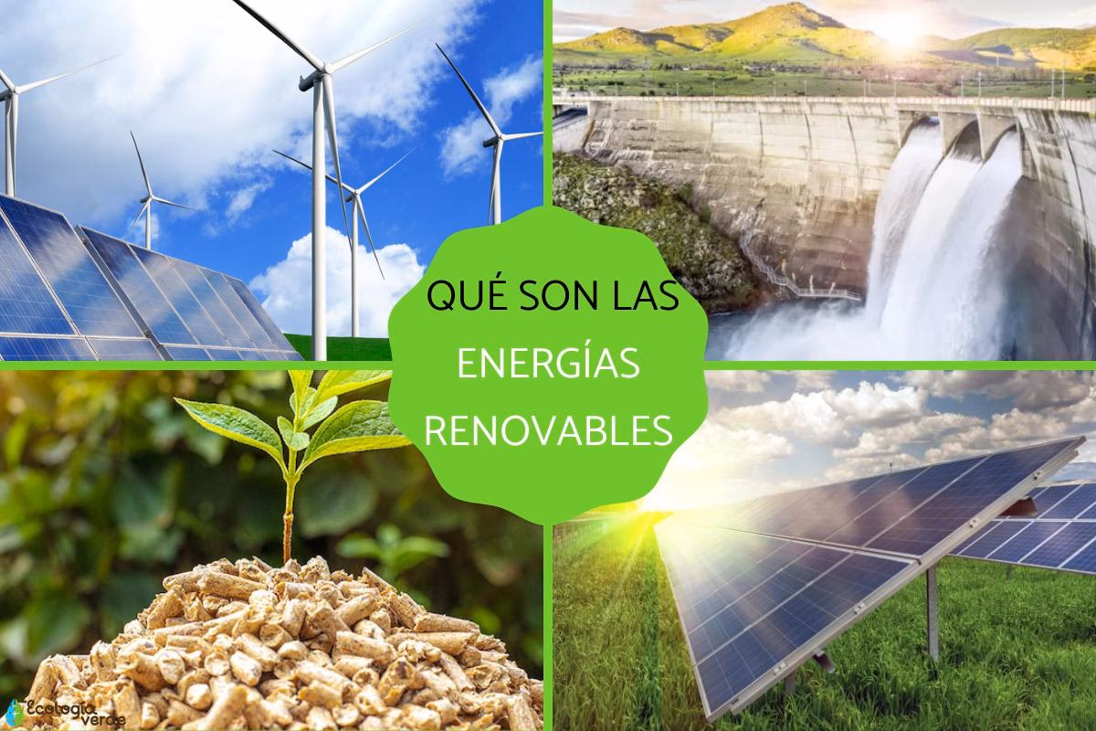 ¿Cuáles son los ejemplos de energía renovable?