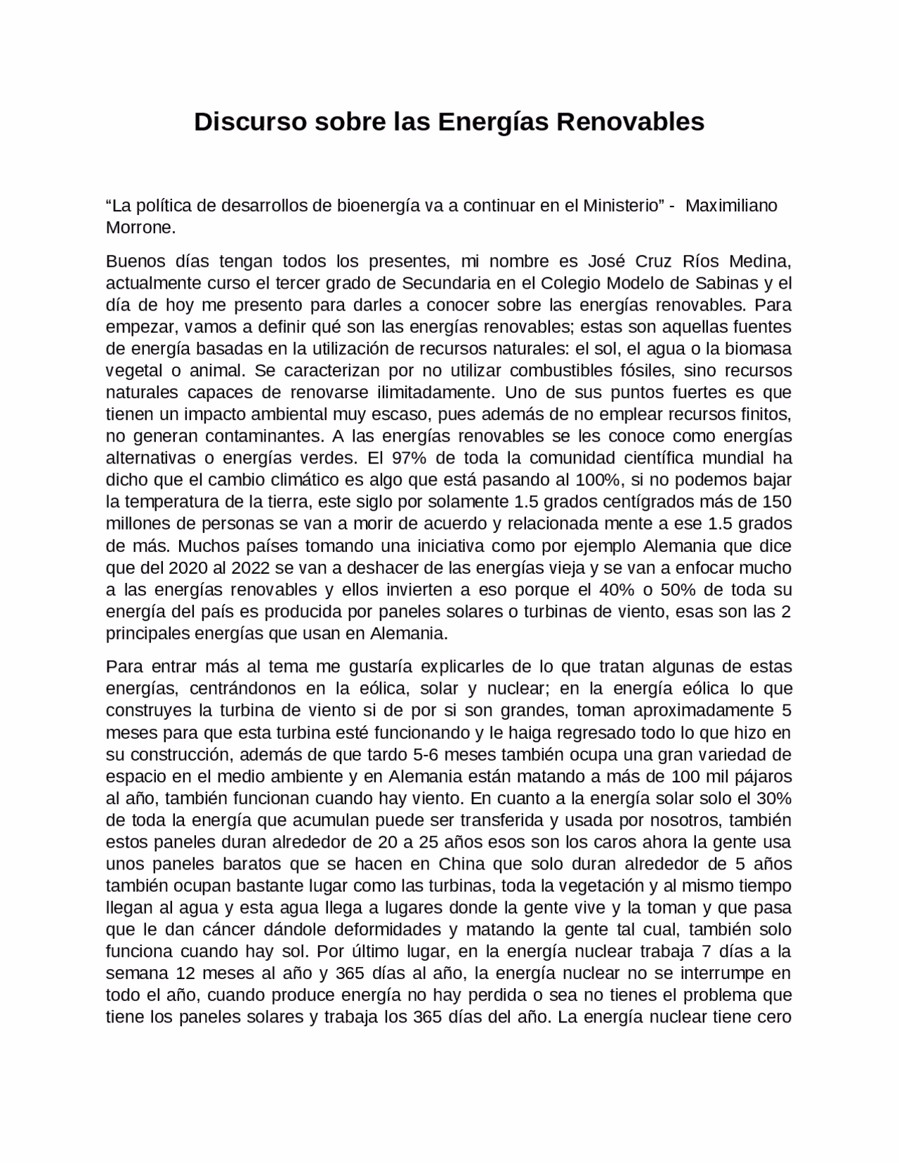 ¿Cuál es el presente de las energías renovables?