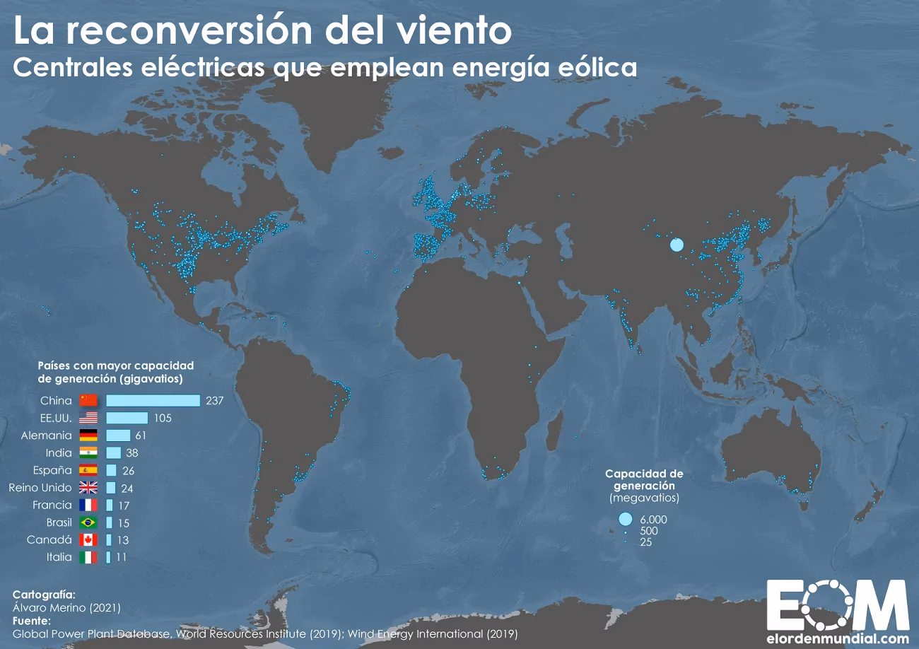 ¿Cuáles son los países con mayor capacidad de energía renovable?