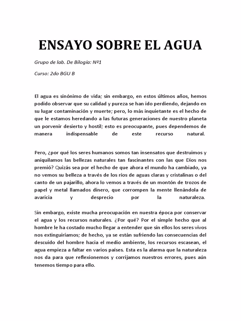 ¿Cómo reducir el agua contaminada en nuestro país?