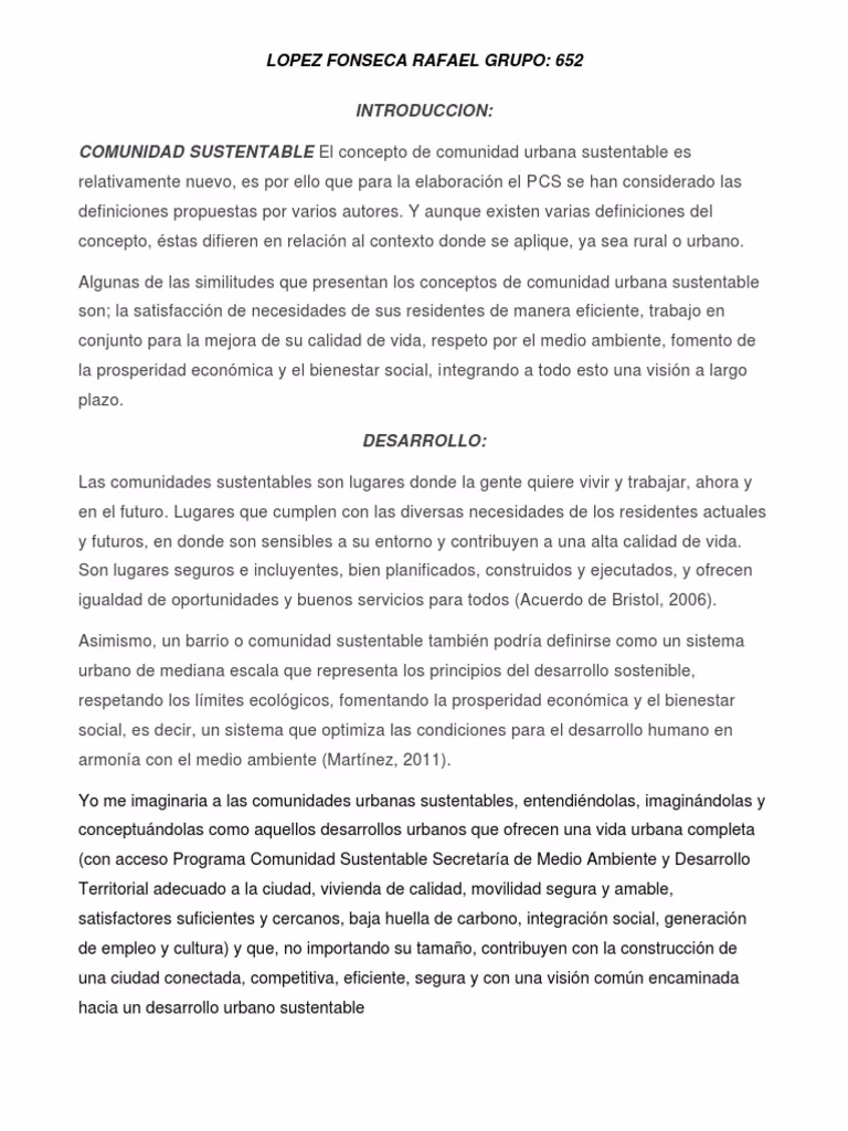 ¿Qué es el desarrollo comunitario sustentable?