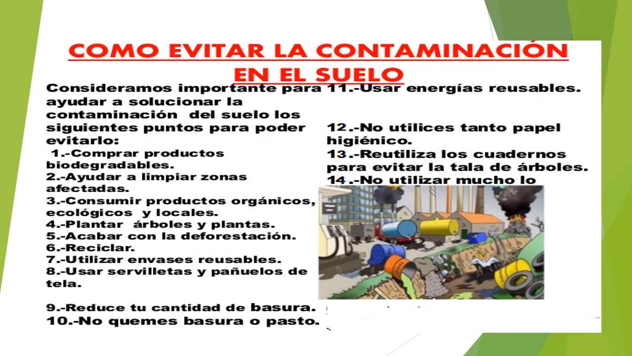 ¿Qué es el suelo contaminado?