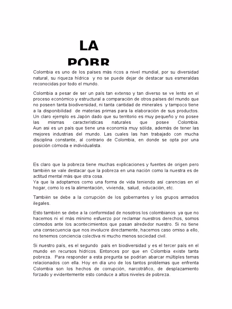 ¿Cuáles son los riesgos de la reducción de la pobreza enColombia?