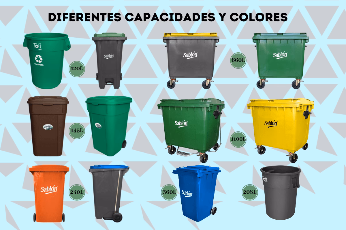 ¿Qué se recicla en el contenedor rojo?
