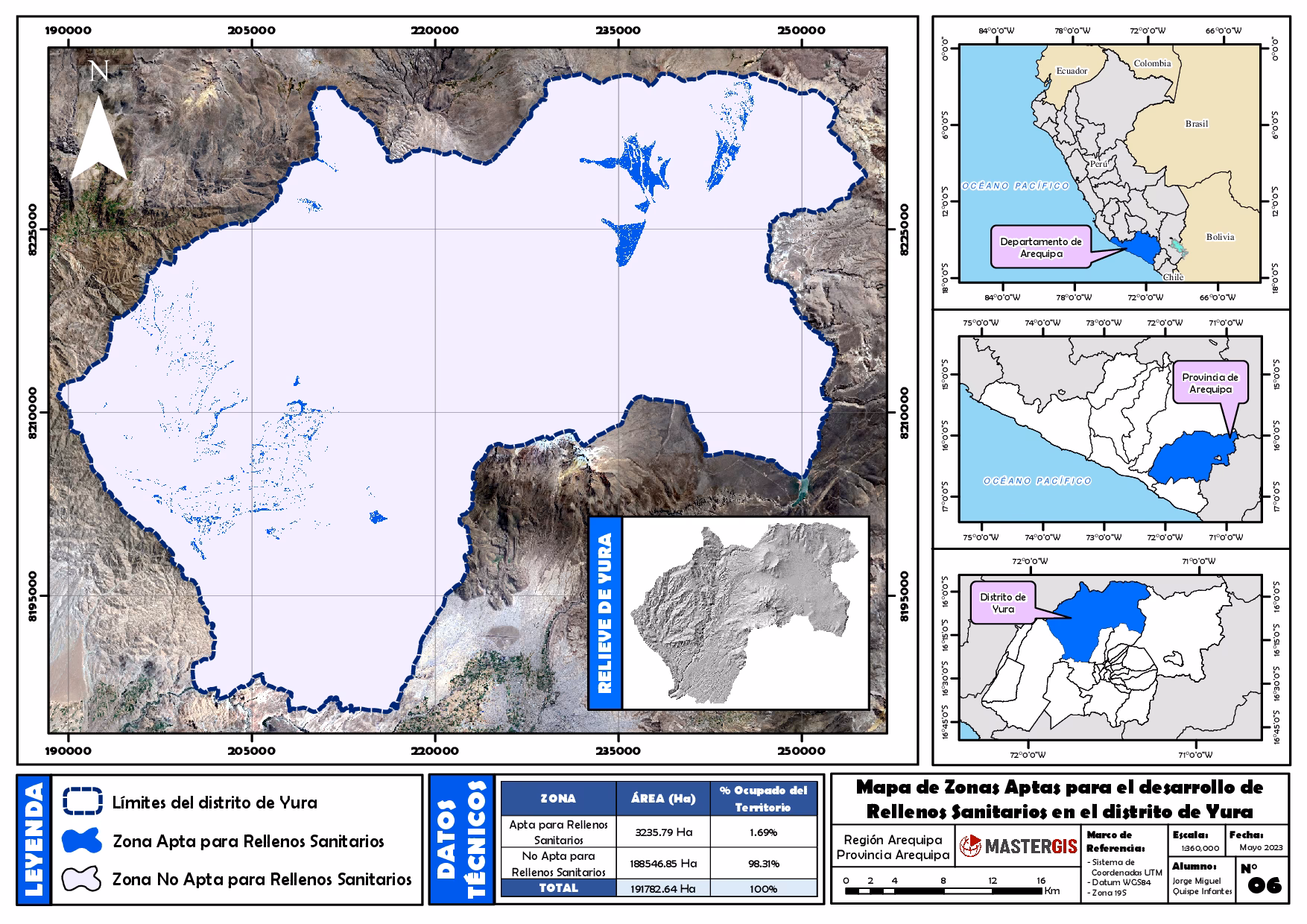 ¿Cómo se calcula la importancia de los rellenos sanitarios?