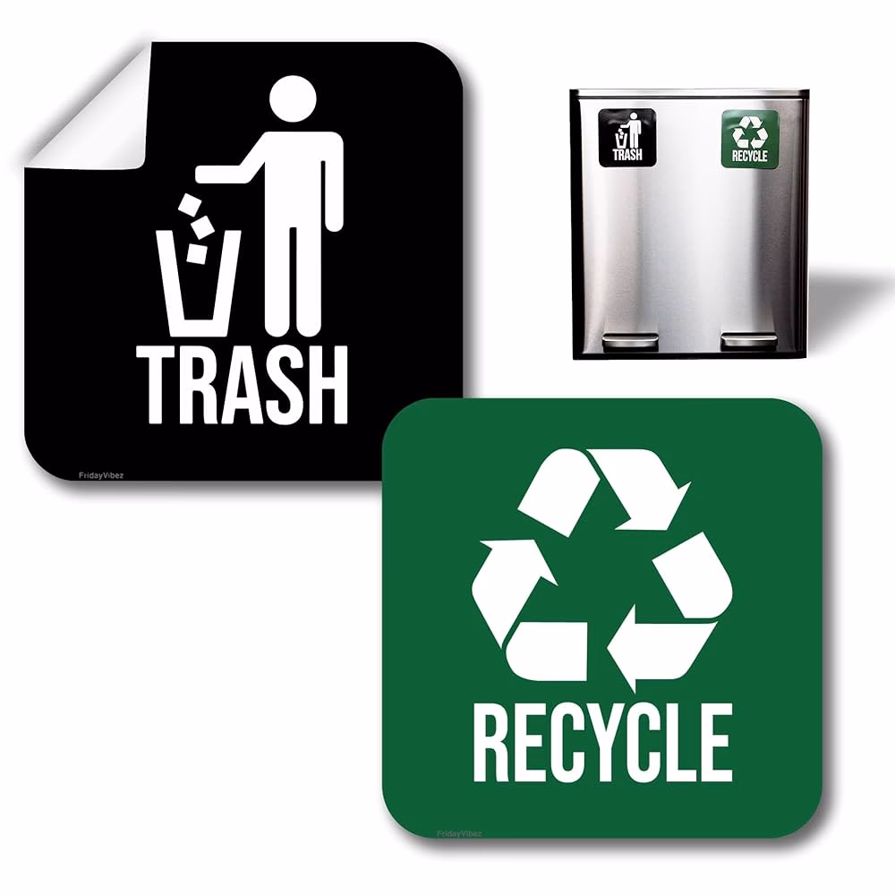 ¿Cómo deshacerse de las etiquetas de basura?