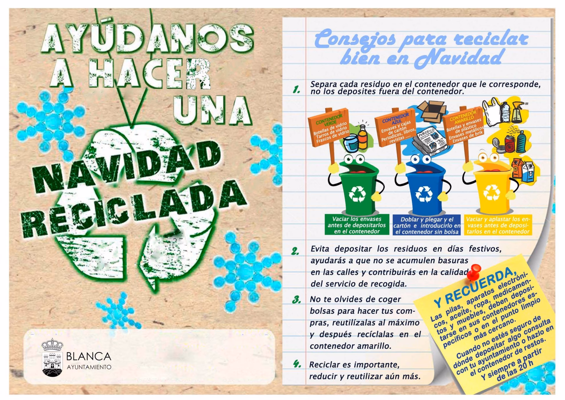 ¿Cuál es la importancia del reciclado en nuestro pueblo?