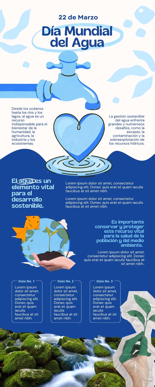 ¿Cuáles son las ventajas de utilizar folletos sobre el cuidado del agua?