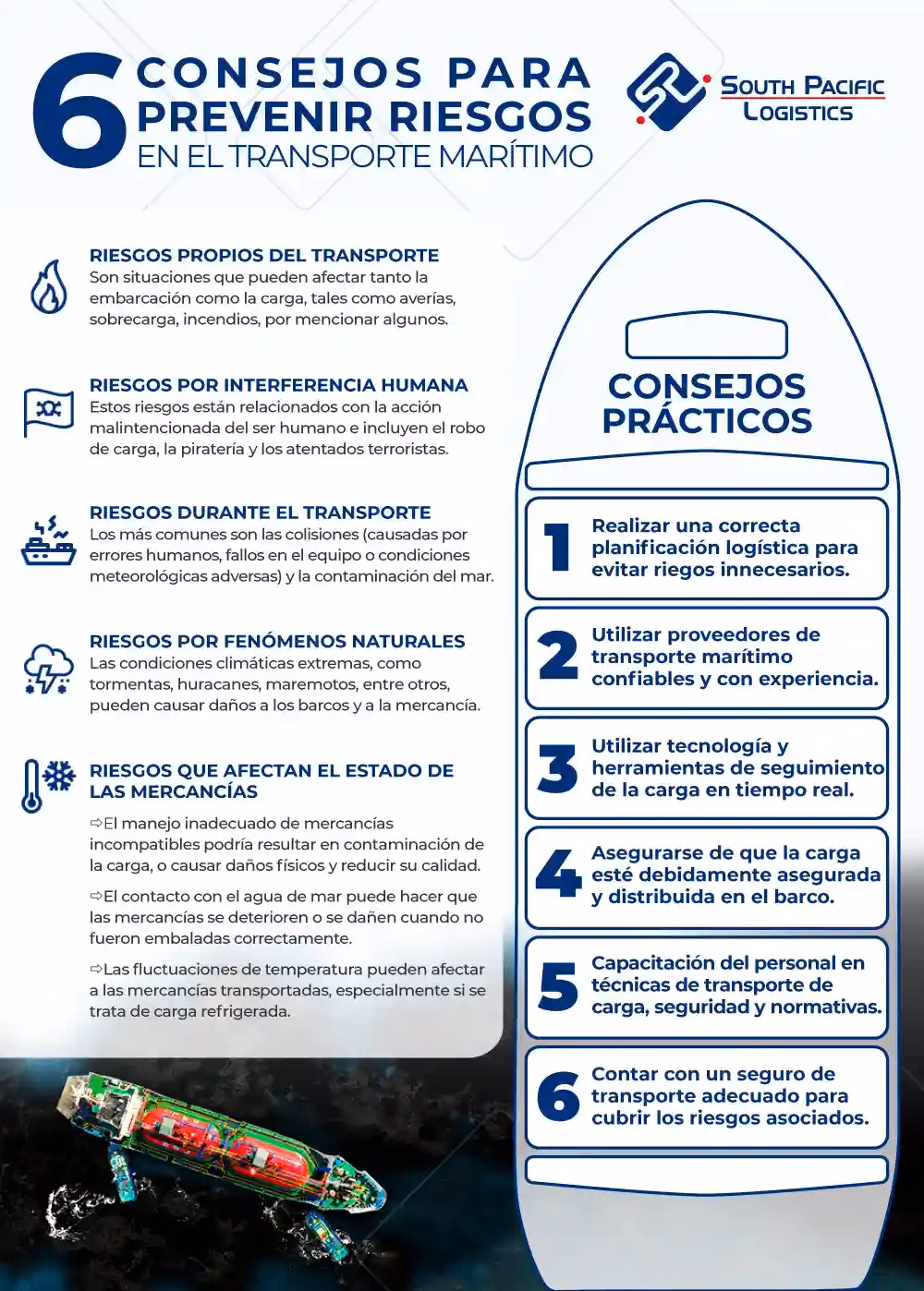 ¿Cuáles son los beneficios del transporte marítimo?
