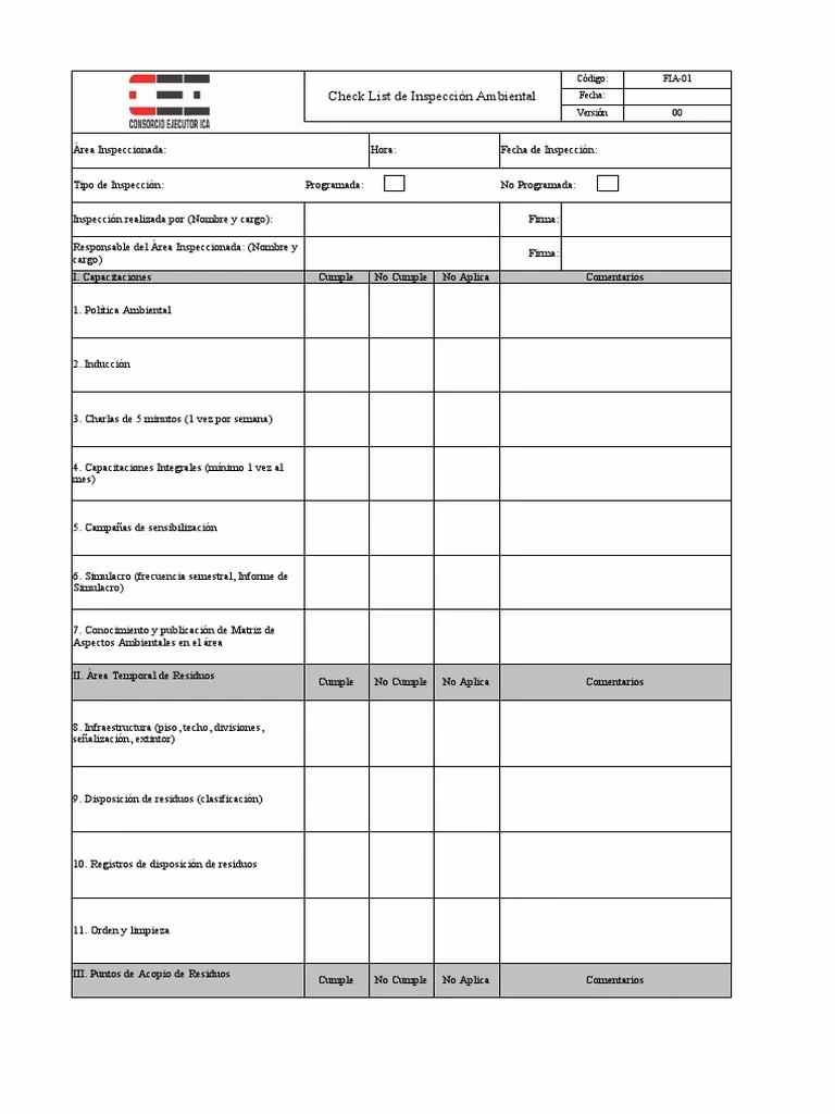 ¿Cuáles son las solicitudes de inspección ambiental?